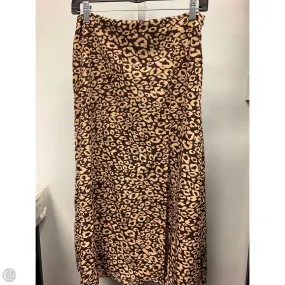 Skirt Midi By Shein In Animal Print, Size: 6 MultiPocketSystem