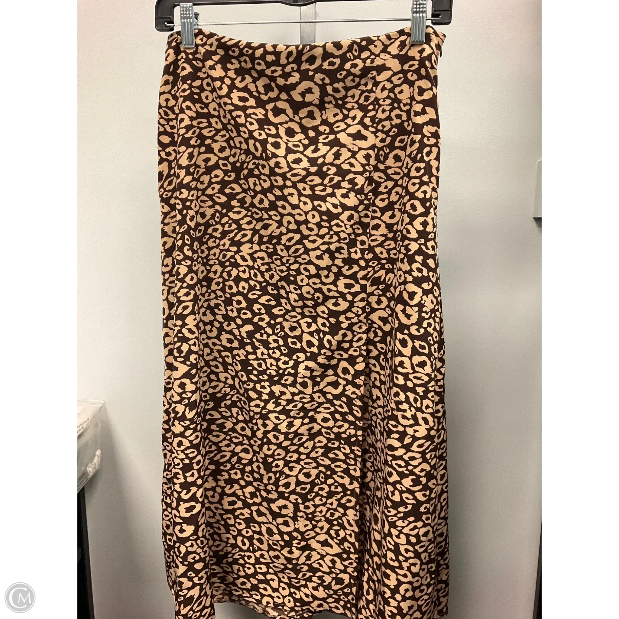 Skirt Midi By Shein In Animal Print, Size: 6 MultiPocketSystem