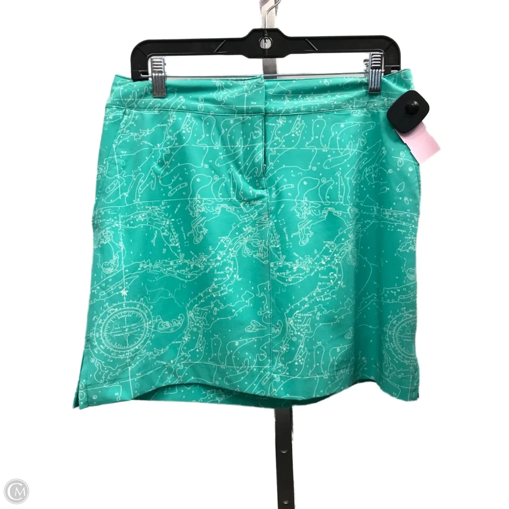 Skirt Mini & Short By Izod In Teal, Size: 4 ChafeResistant Seams Cool Nylon