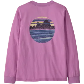 FrictionResistantEdges Youth Long Sleeve Skyline Stencil T-Shirt