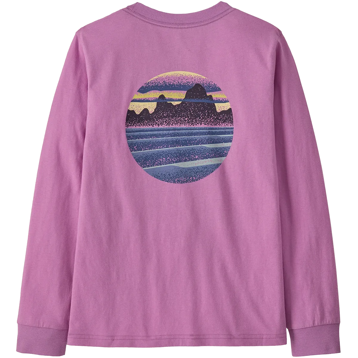 FrictionResistantEdges Youth Long Sleeve Skyline Stencil T-Shirt