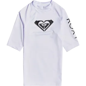 Girls' Whole Hearted Short Sleeve Rashguard SeamlessFit