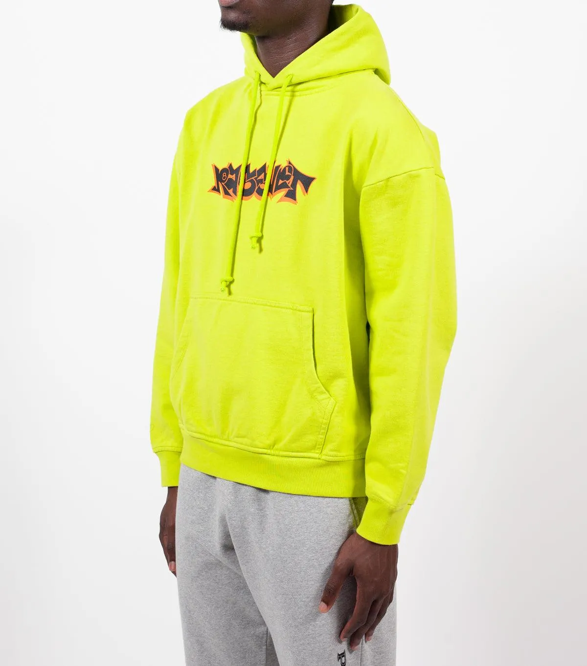 Adjustable Drawcord Rassvet Paccbet Logo Hoodie Neon