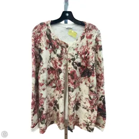 Cardigan By J. Jill In Multi-colored, Size: L EcoFriendly Textiles