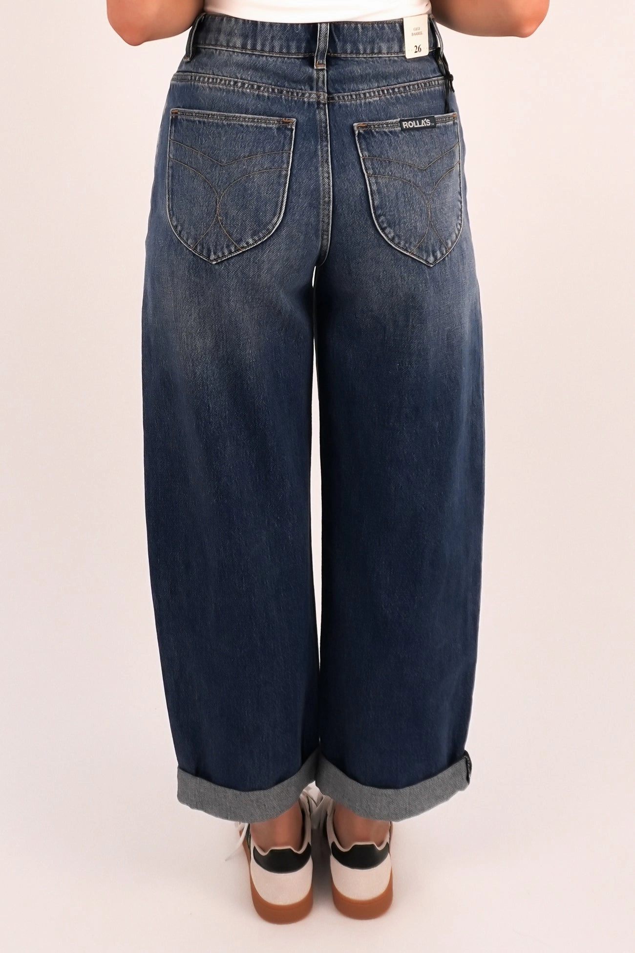 Gigi Barrel Jean Paris Texas Turn Up Travel Outfit Casual Stretch