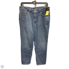SmoothZipper MultiPocketDesign Jeans Straight By Old Navy In Blue Denim, Size: 12
