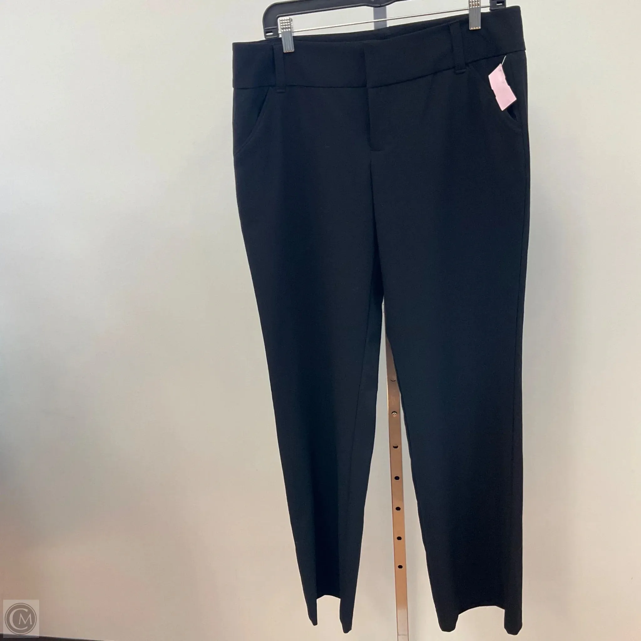 TaglessNeckline Pants Dress By Daisy Fuentes In Black, Size: 12