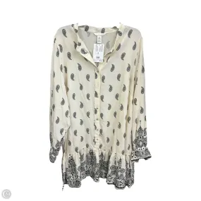 Dress Casual Midi By H&m In Black & Cream, Size: Xxl Natural Layers Daily Mood