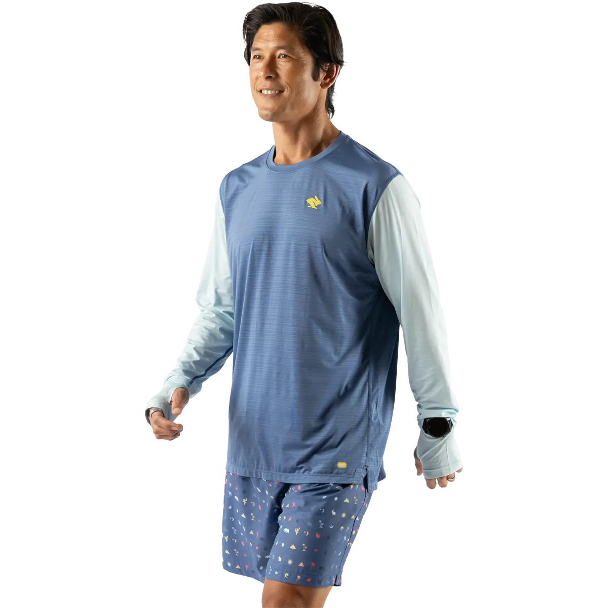 Light Stretch Fit Core Fitwear Men's UPF Tee Long Sleeve