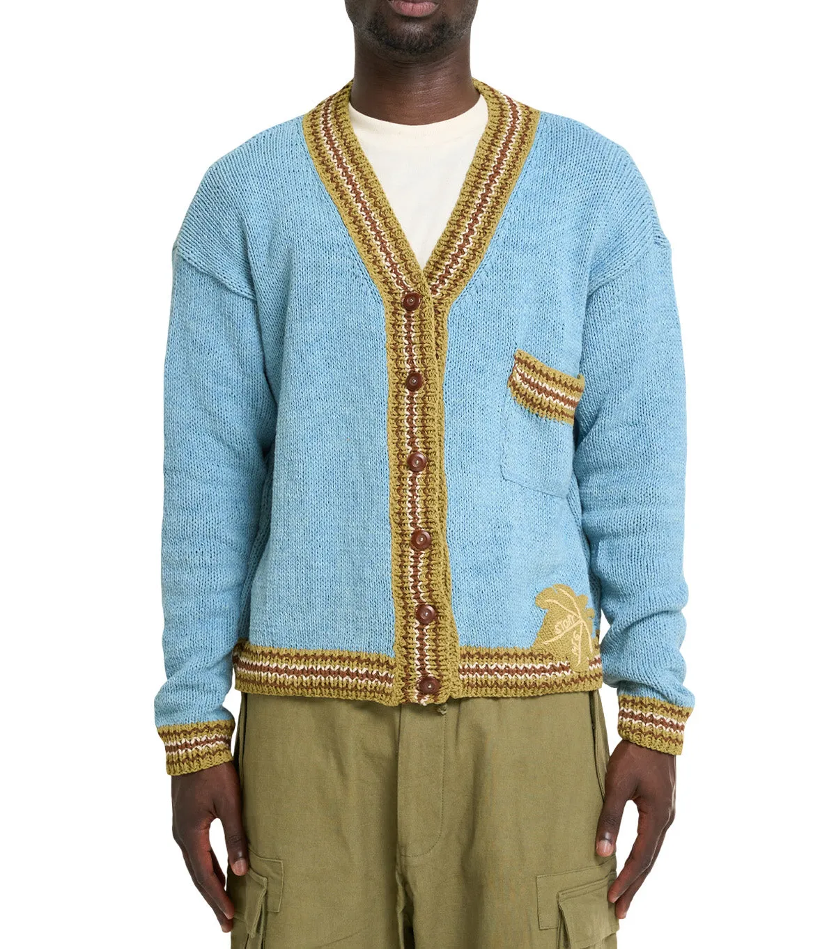 EasyCareMaterial Story MFG Bulb Cardigan Indigo