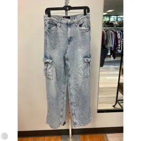 Jeans Wide Leg By Gap In Blue Denim, Size: 8 Basic Core