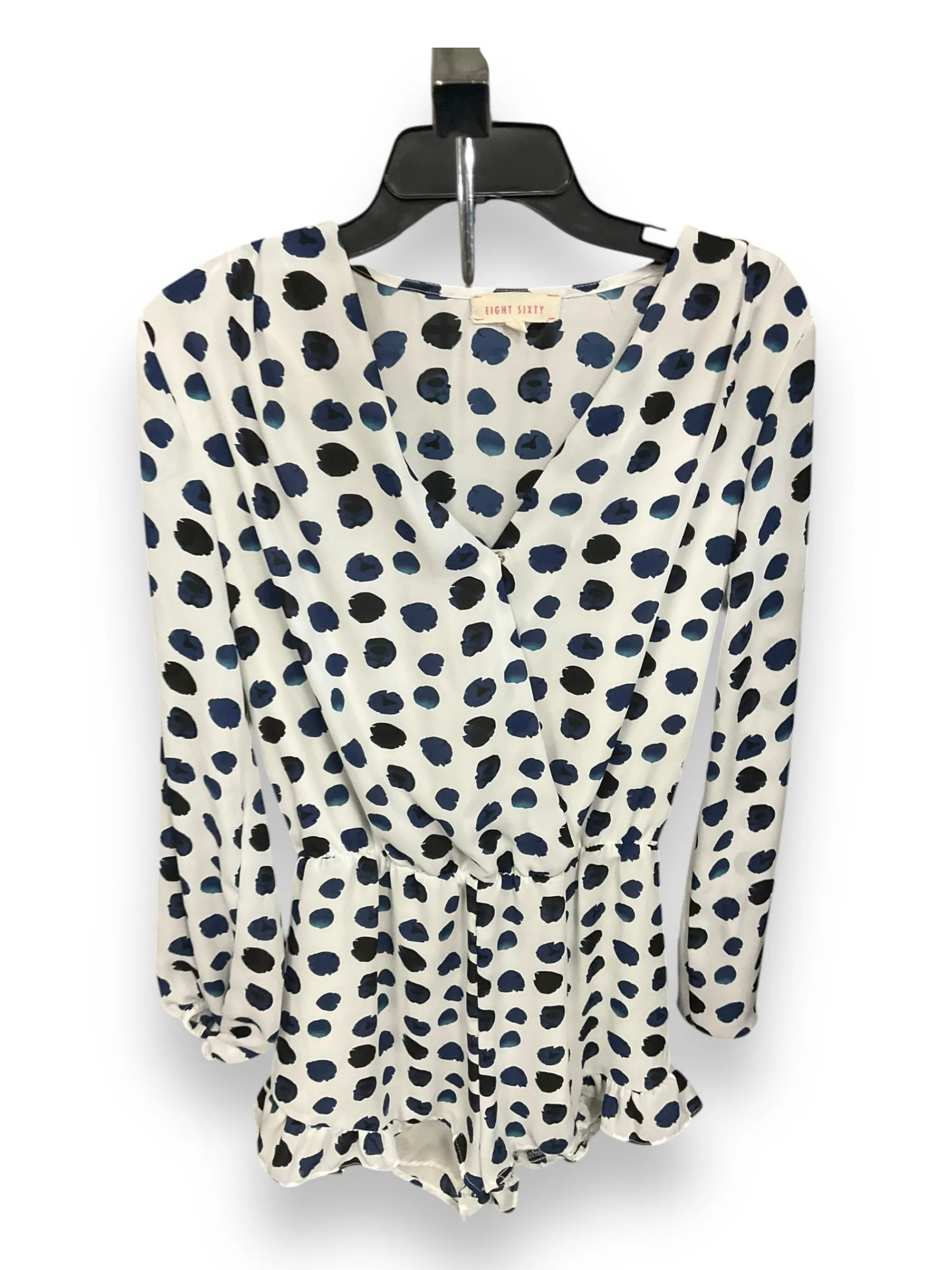 Romper By Eight Sixty In Blue & White, Size: M Korean Mood