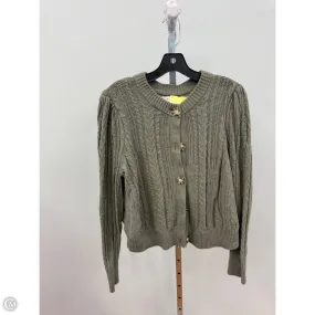 DurableReinforcement Sweater Cardigan By Loft In Green, Size: Xl