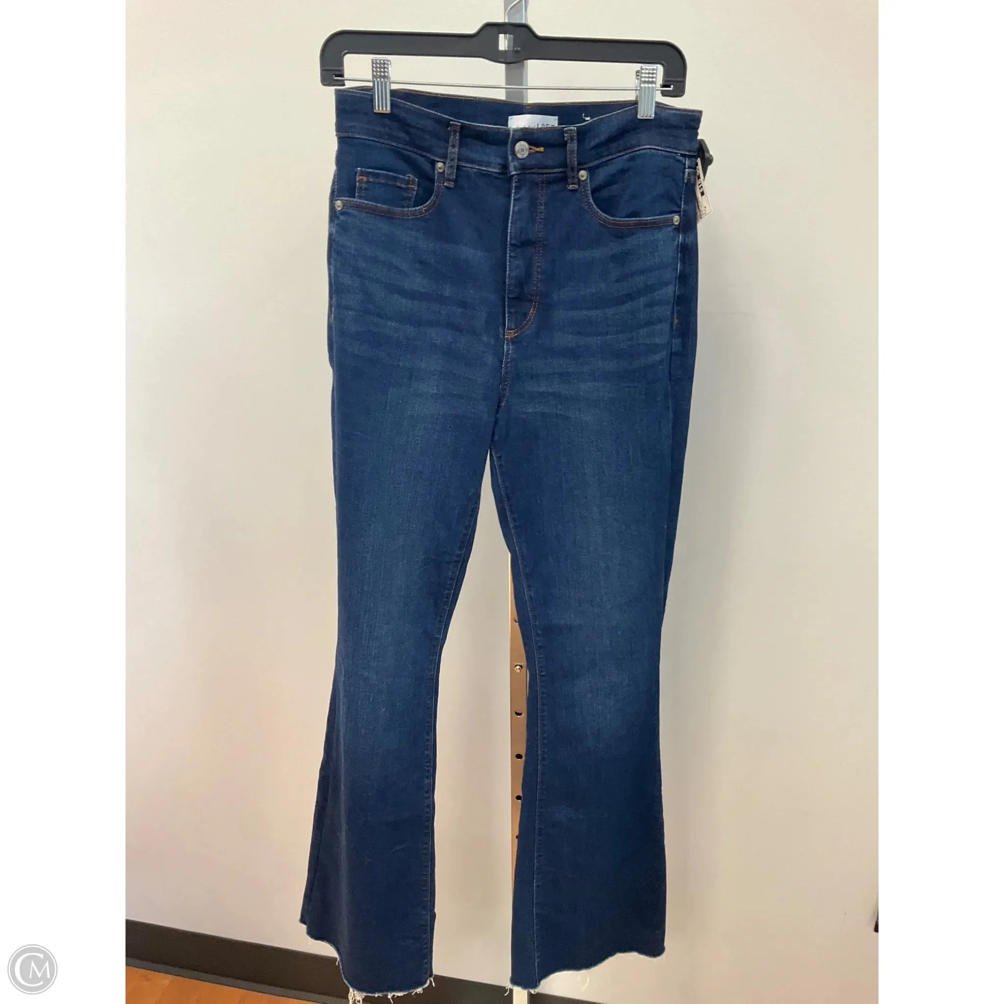 LayeredPaneling Jeans Boot Cut By Loft In Navy, Size: 6p