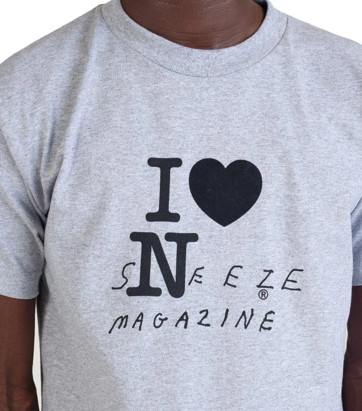 Sneeze Magazine Tourist T-Shirt Grey Street Edge Regular Fit