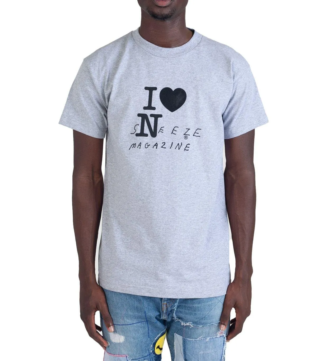 UVProtection Coating Sneeze Magazine Tourist T-Shirt Grey