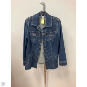 Beauty Glow Jacket Denim By Chicos In Blue Denim, Size: M
