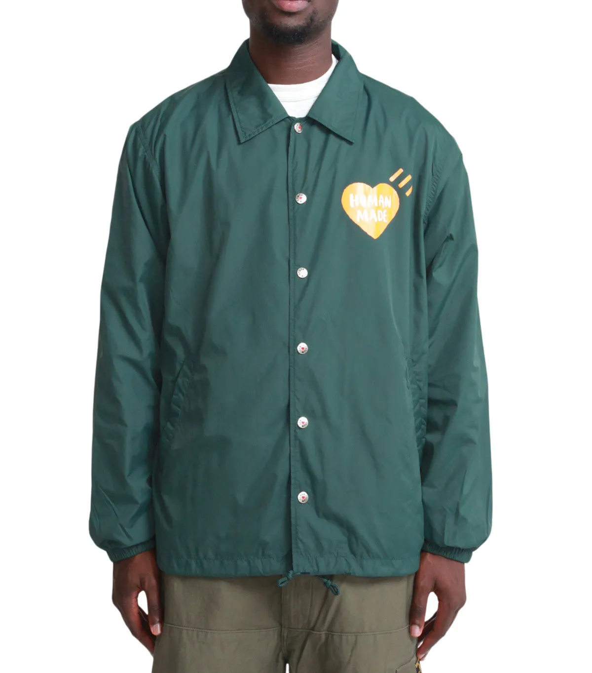 CompressionKnit Human Made Coach Jacket Green