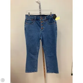 EasyCareFabric Moisture wicking Jeans Cropped By J. Crew In Blue Denim, Size: 6