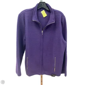 Zen Glow HighDurabilityClothing Jacket Other By Karen Scott In Purple, Size: L
