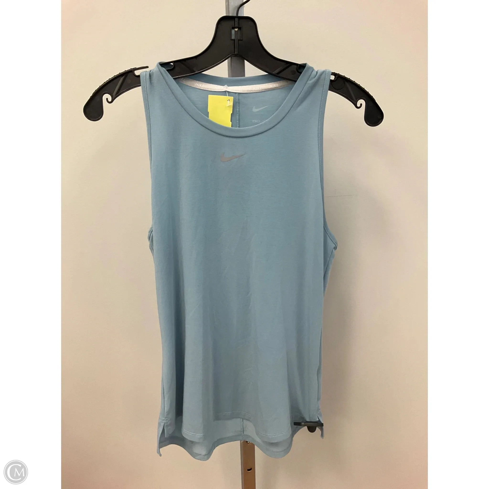 Athletic Tank Top By Nike In Blue, Size: S UVProtection AntimicrobialTreatment