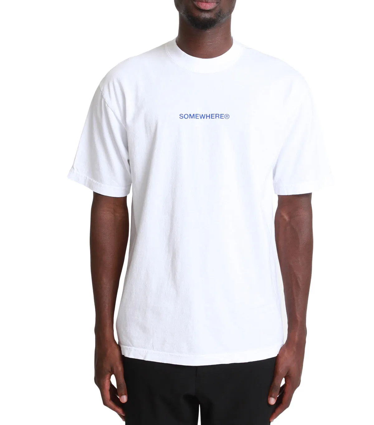 Formal Tone SOMEWHERE 5-Year Logo T-Shirt White