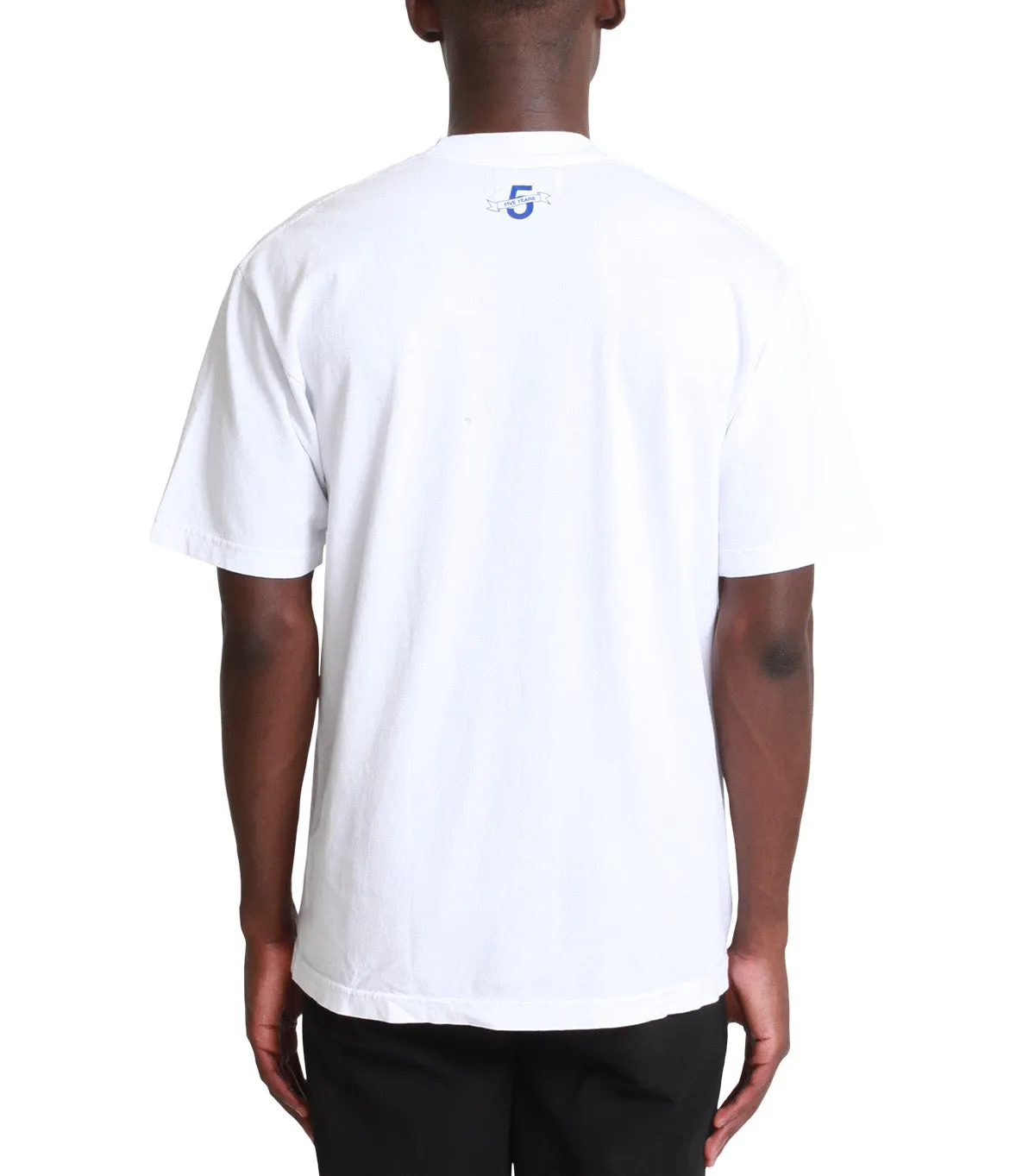 SmoothGripFastenings SOMEWHERE 5-Year Logo T-Shirt White