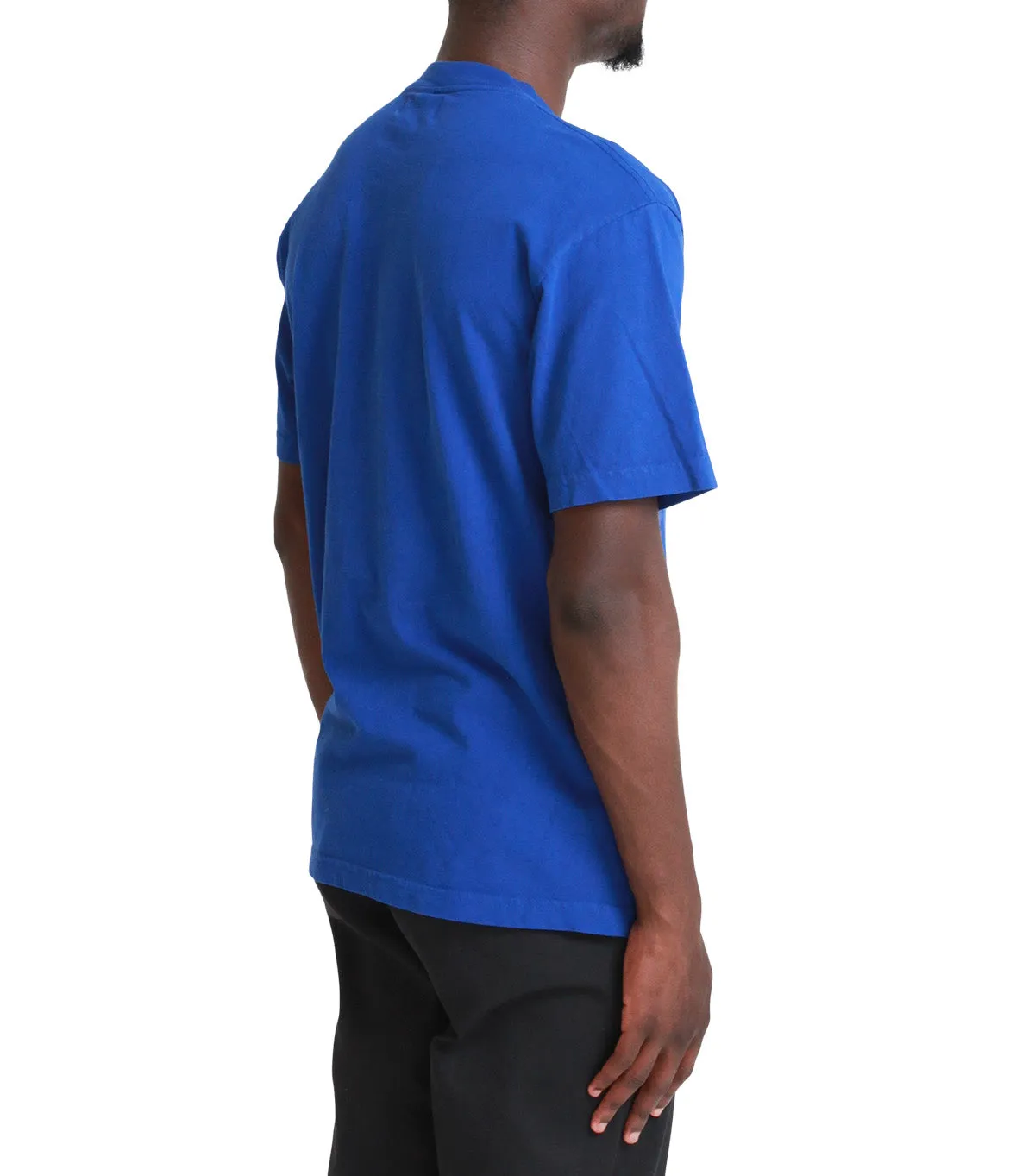 Fire Glow AdjustableWaist SOMEWHERE Block T-Shirt Blue