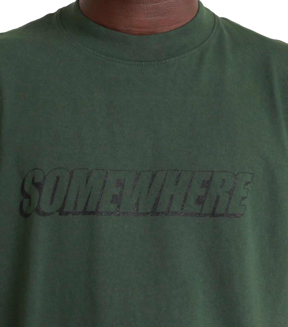 FourWayStretchClothing SOMEWHERE Block T-Shirt Olive