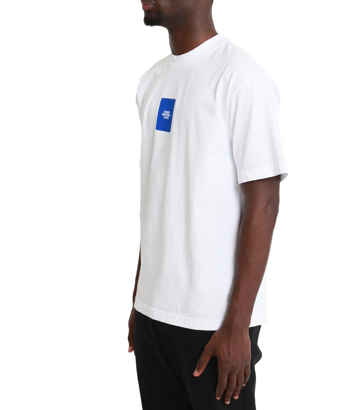 SOMEWHERE Cafe Cup T-Shirt White Chic Edge