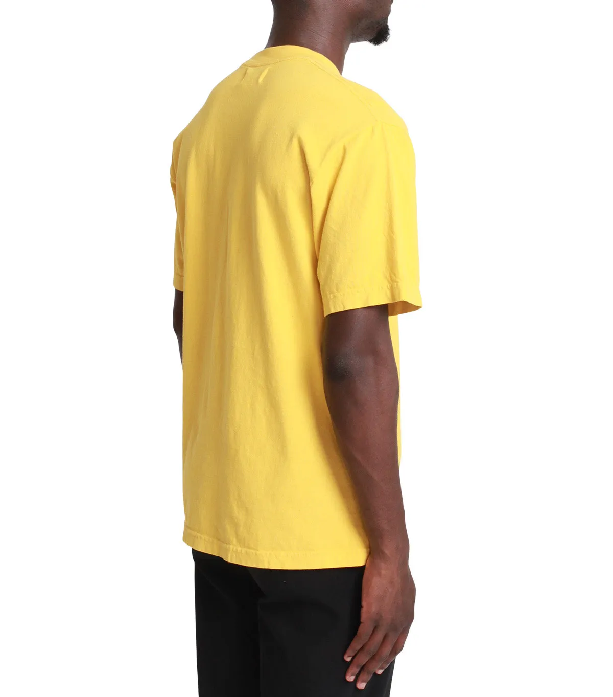AntimicrobialCoating SnagFree Surface SOMEWHERE Offset T-Shirt Yellow