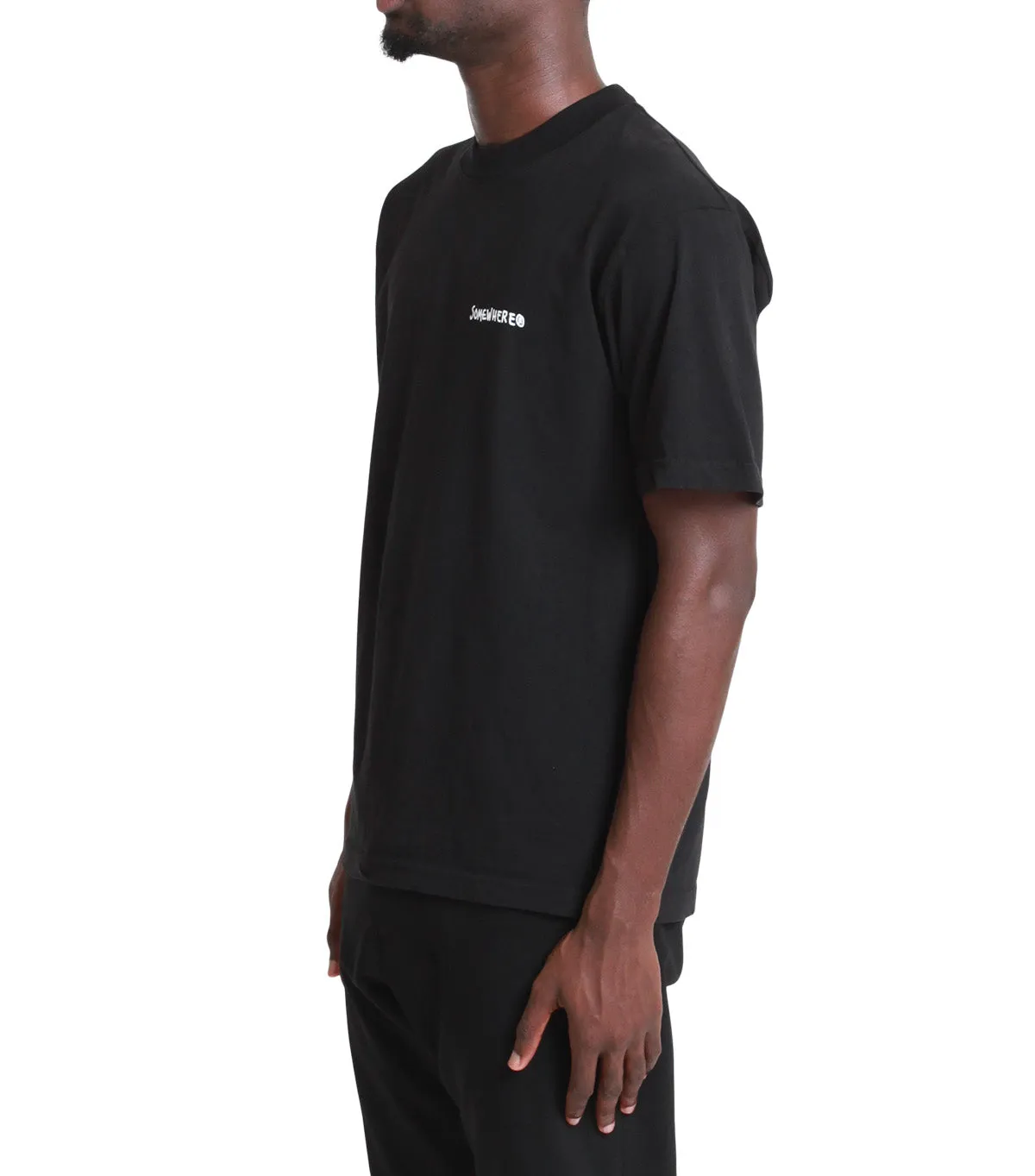 SOMEWHERE Savior T-Shirt Black Summer Glow Handmade Glow
