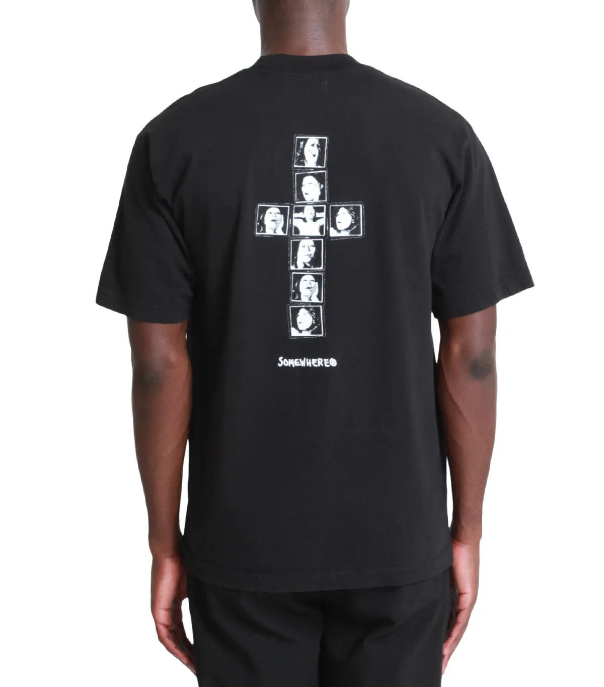 EcoFriendlyDye SOMEWHERE Savior T-Shirt Black