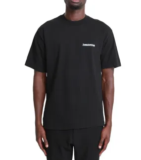 SOMEWHERE Savior T-Shirt Black DoubleStitched Seams LayeredNeckline
