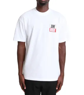 SOMEWHERE True Stories T-Shirt White ElasticWaistband