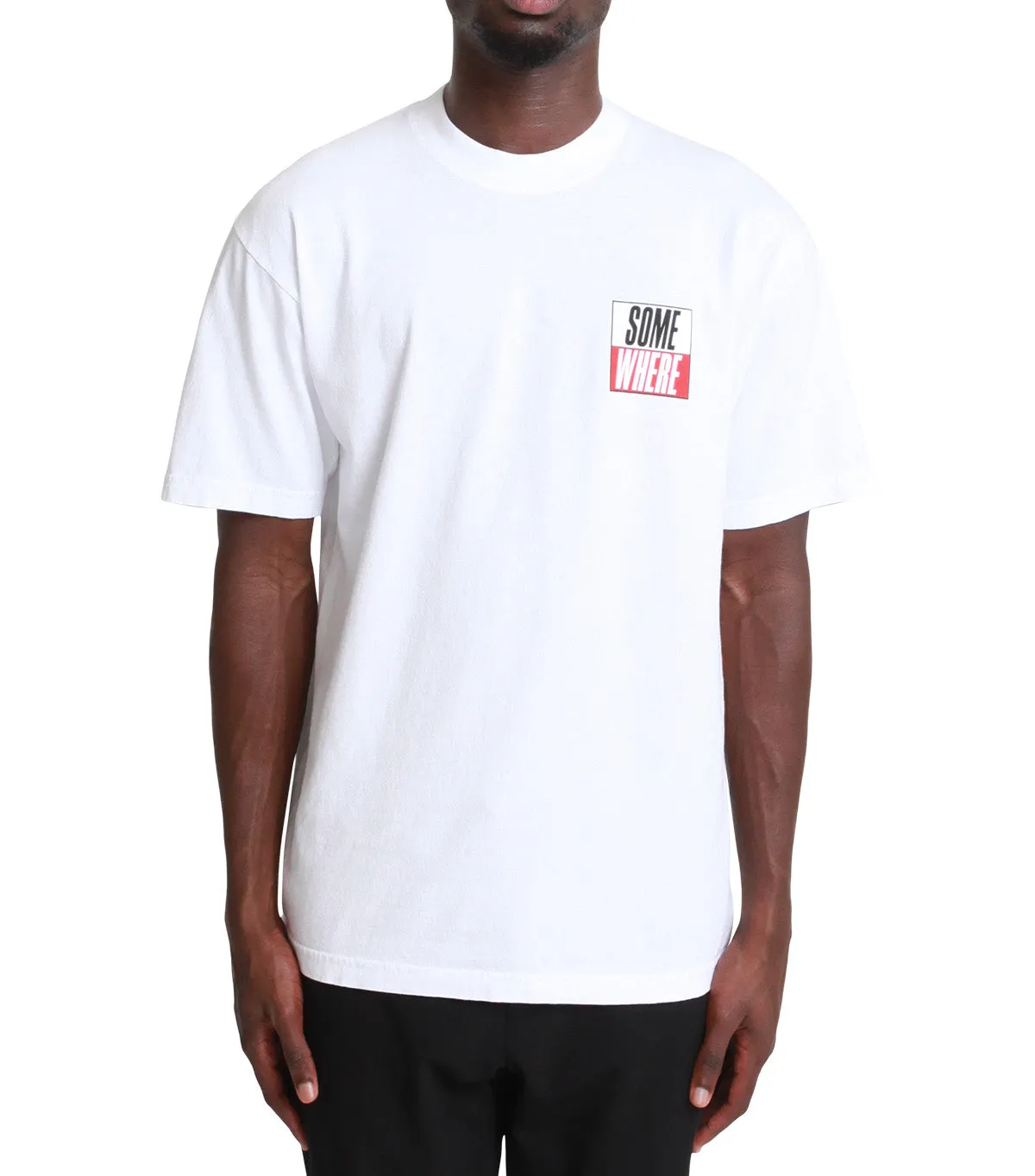 SOMEWHERE True Stories T-Shirt White ElasticWaistband