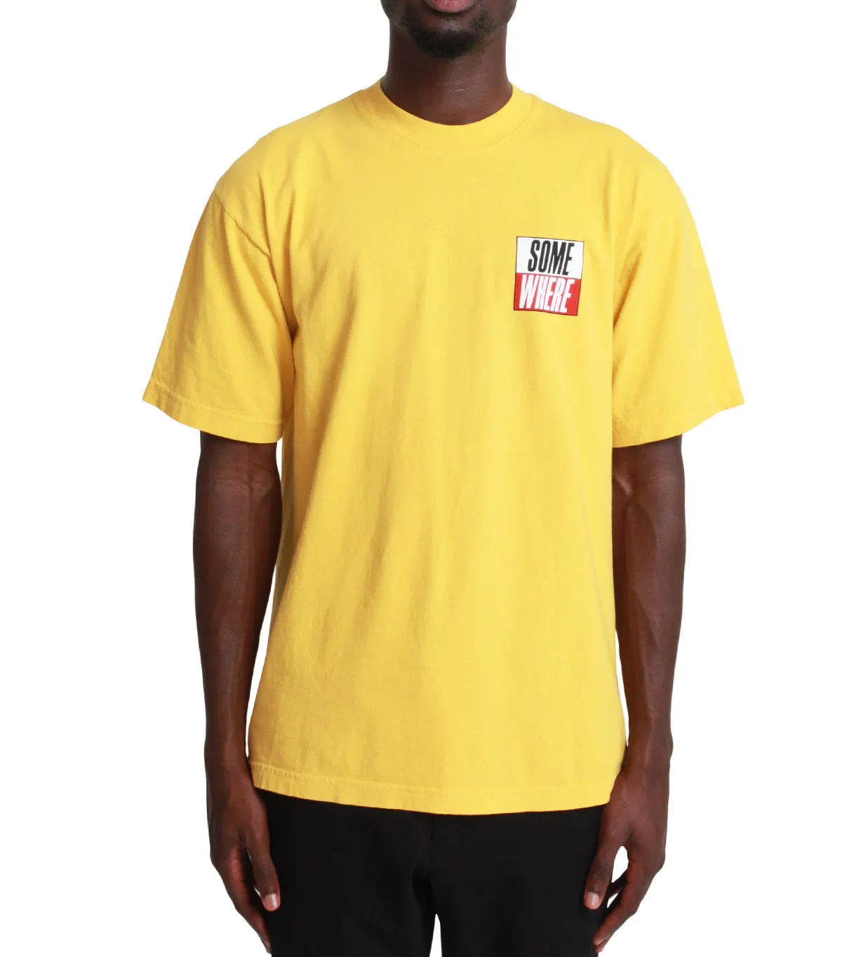 SOMEWHERE True Stories T-Shirt Yellow Plane Mood