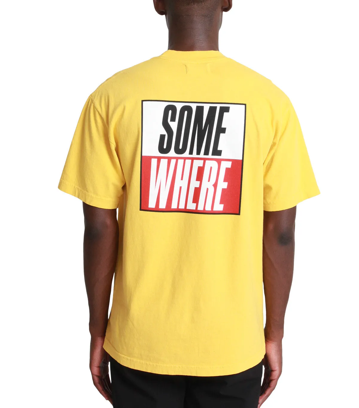 AI Core SOMEWHERE True Stories T-Shirt Yellow