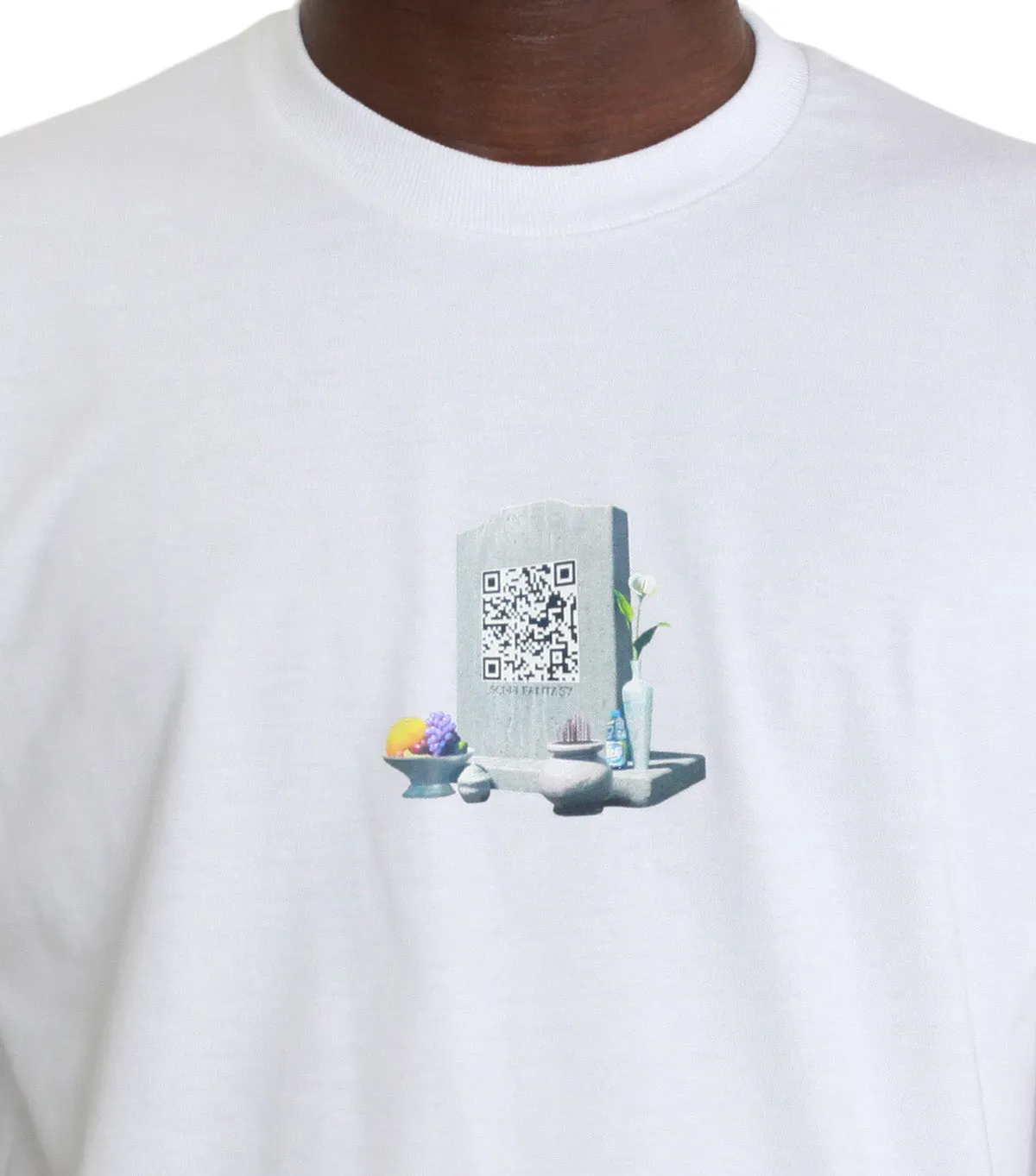 EcoConscious Production SustainableProduction Sci-Fi Fantasy Tombstone Tee White