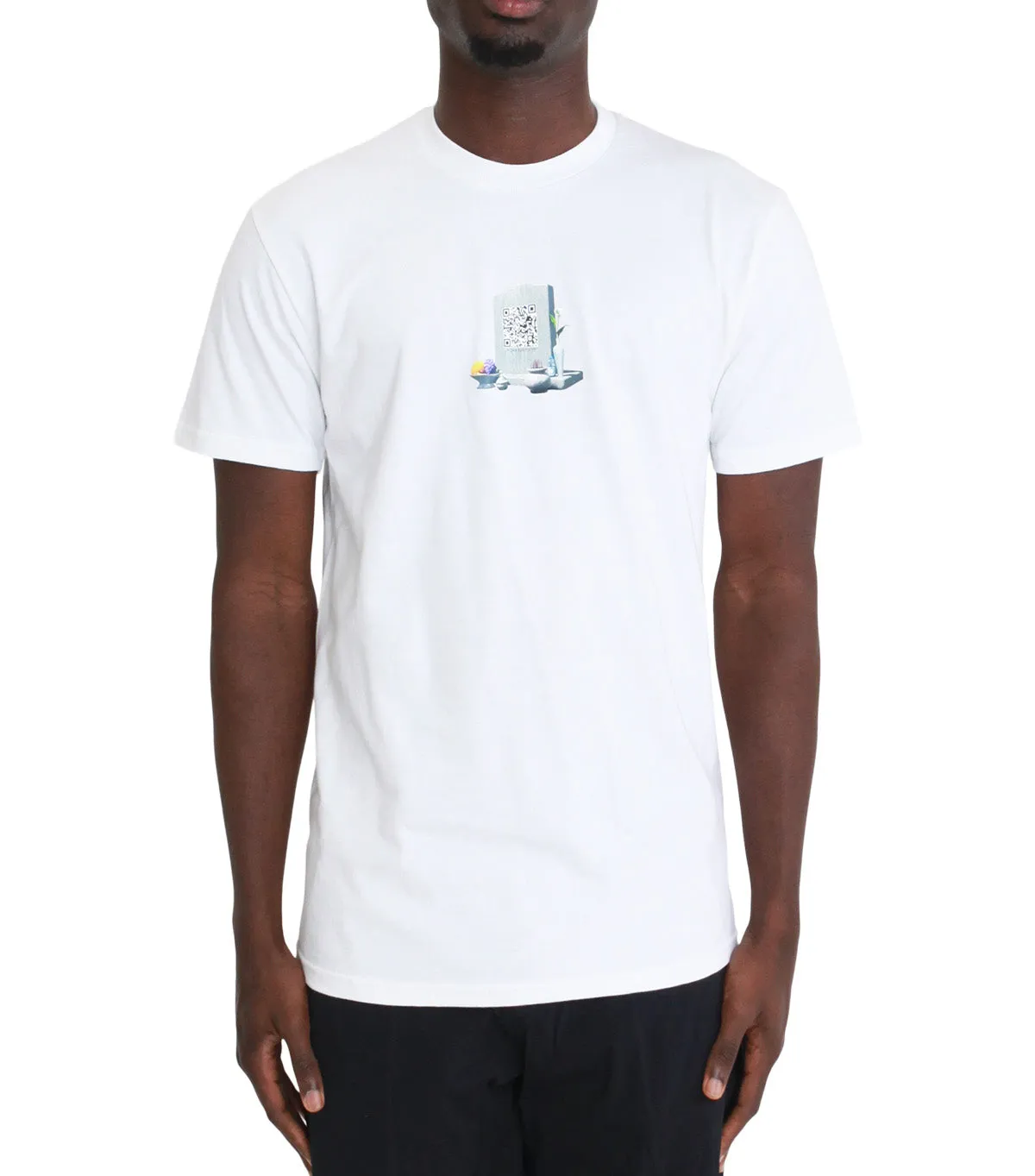 NonRestrictiveCut Sci-Fi Fantasy Tombstone Tee White