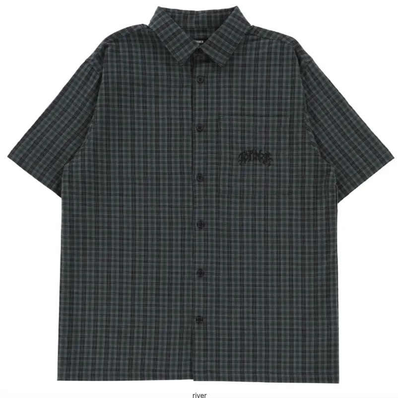 Breathable Material easy - to - store Former Manners Check Shirt