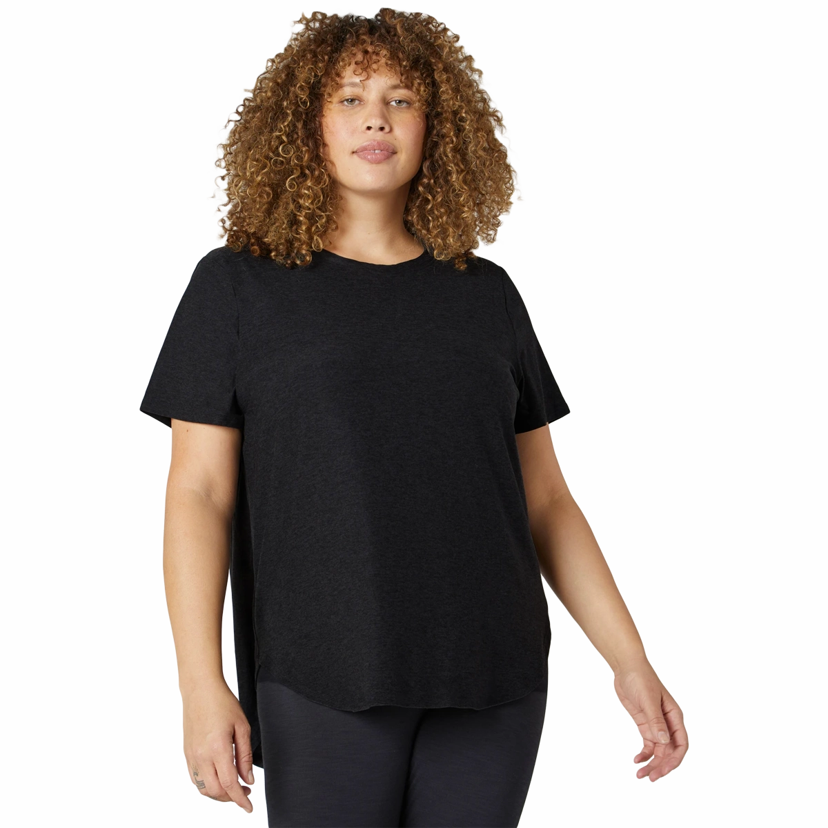 Elasticized Women's On the Down Low Tee - Extended