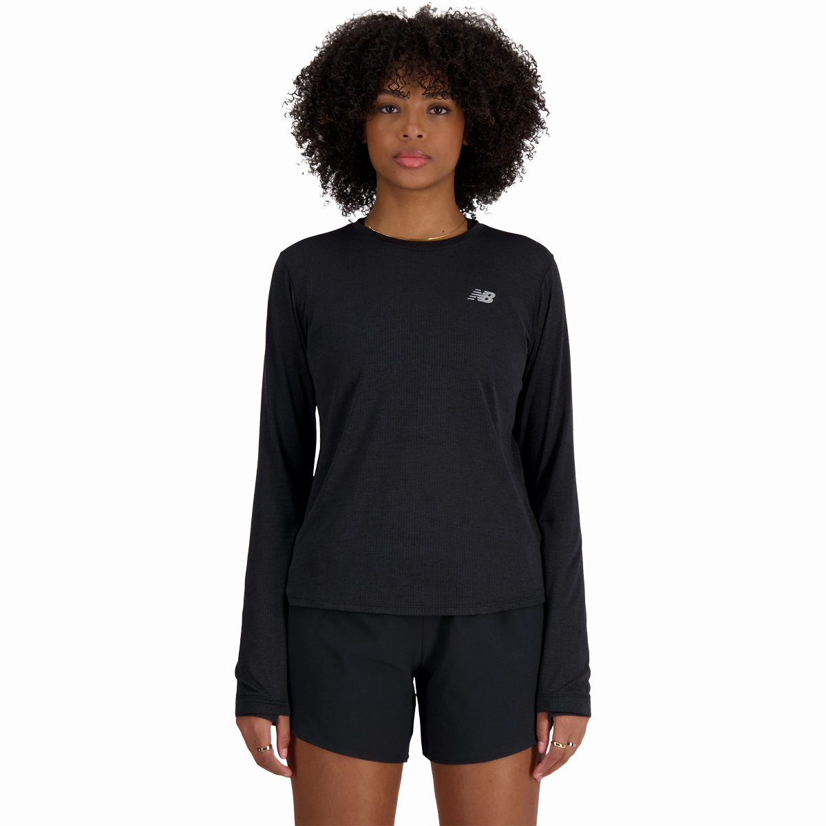 Fresh Vibe School Sports Unisex Style Women's NB Athletics Long Sleeve