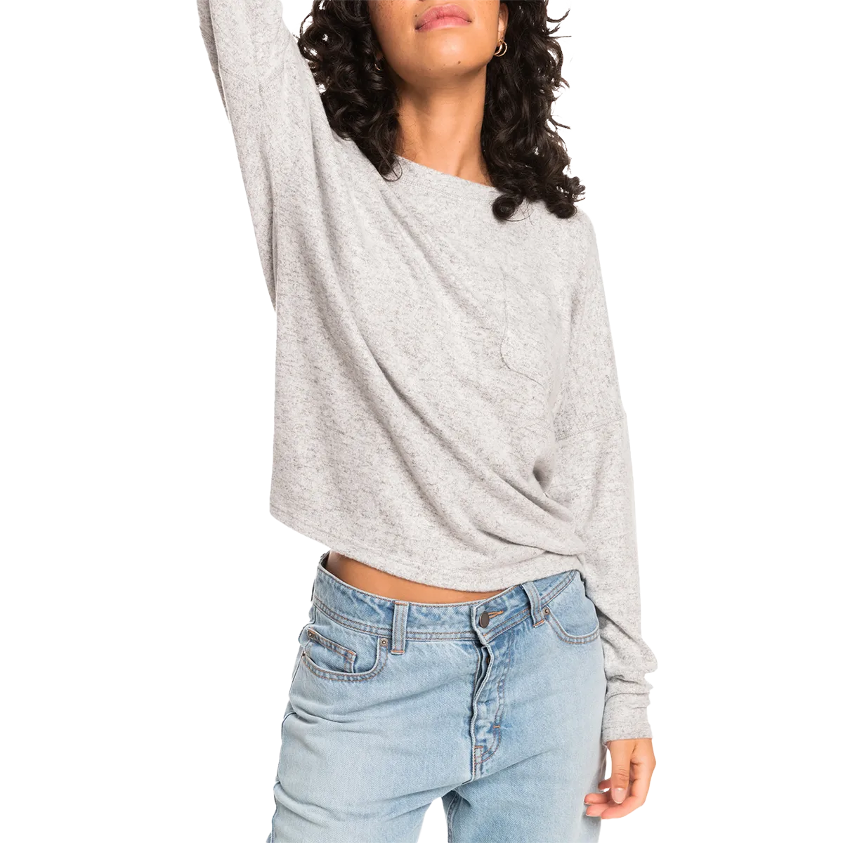 Women's Casual Vibe Crew Late Breeze Flexible Material