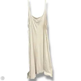 Dress Casual Maxi By Old Navy In Beige, Size: 4x Flowy Layers Pleated-Texture