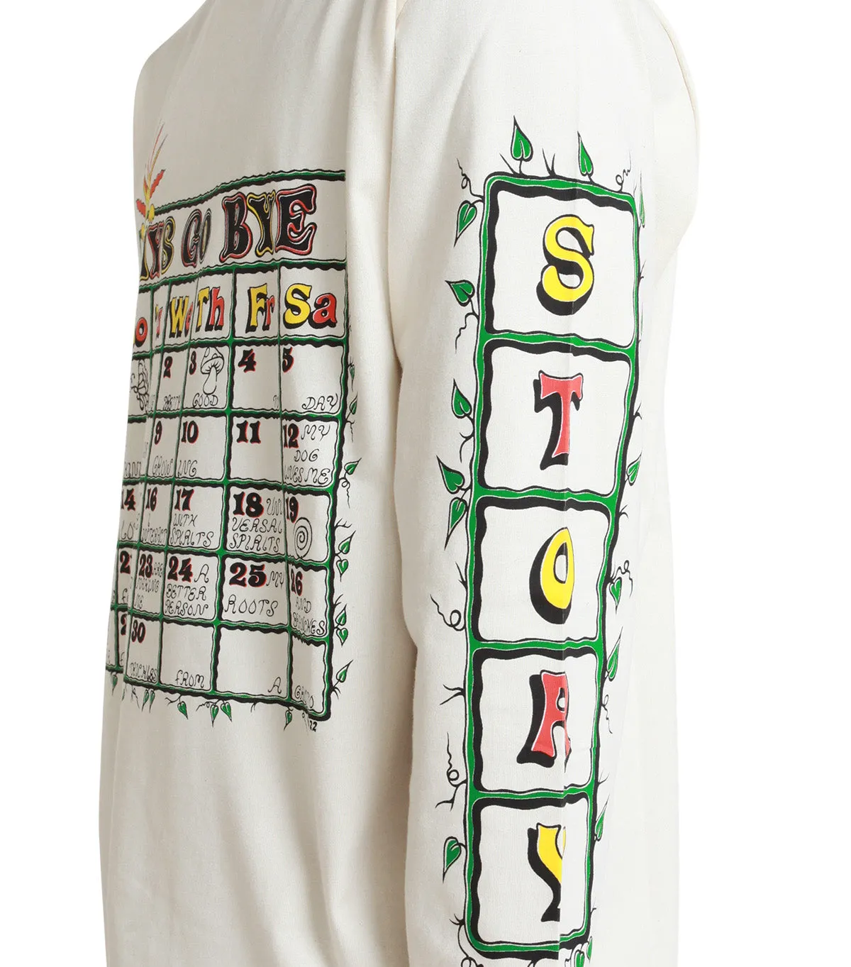 Snow Core Story MFG Grateful Long Sleeve T-Shirt Ecru