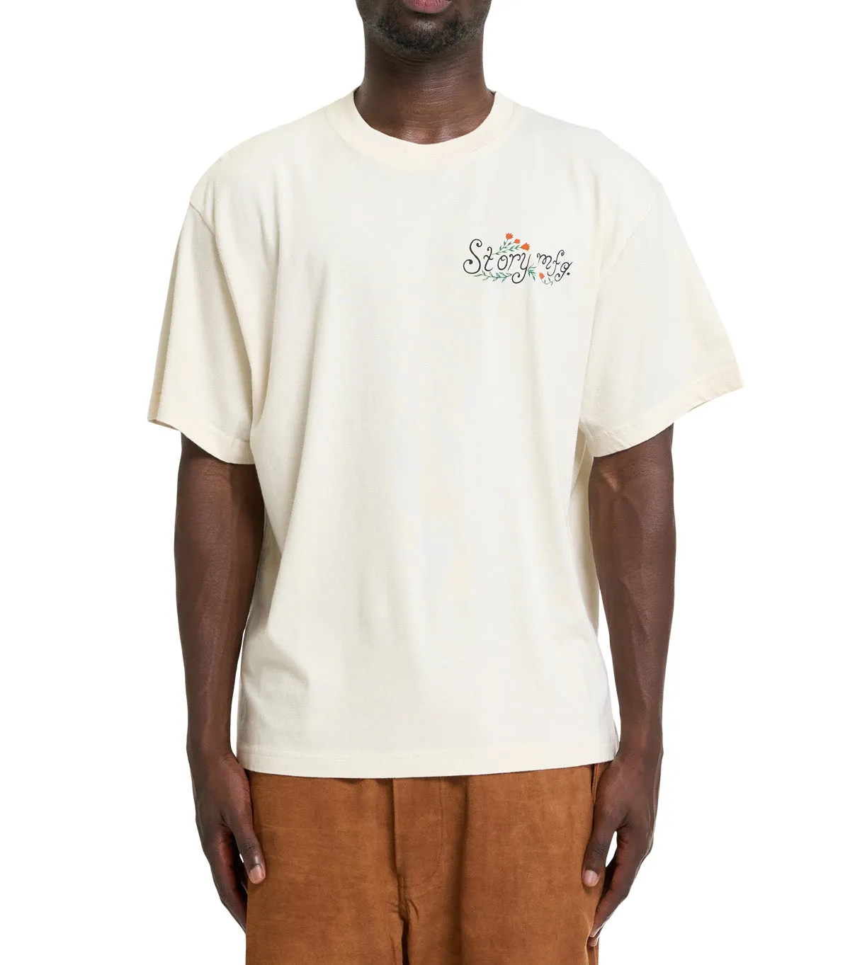 Story MFG Grateful Tee Short Sleeve Ecru NonChafingEdges