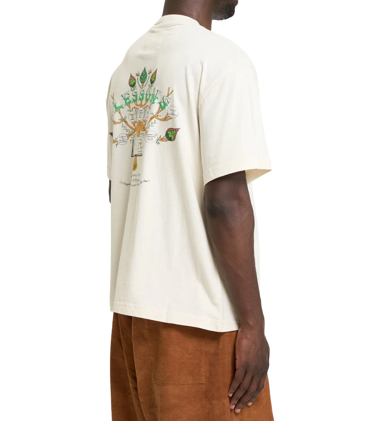 Story MFG Grateful Tee Short Sleeve Ecru Suburb Ease Peace Core