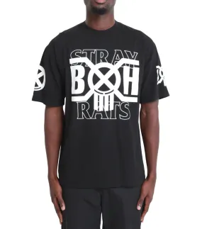 Stray Rats x Bounty Hunter Rodenticide Tee Black hypoallergenic material Strong Glow