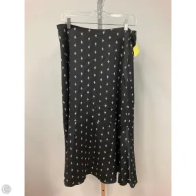 Skirt Midi By Loft In Black & White, Size: 10 EasyAdjustment